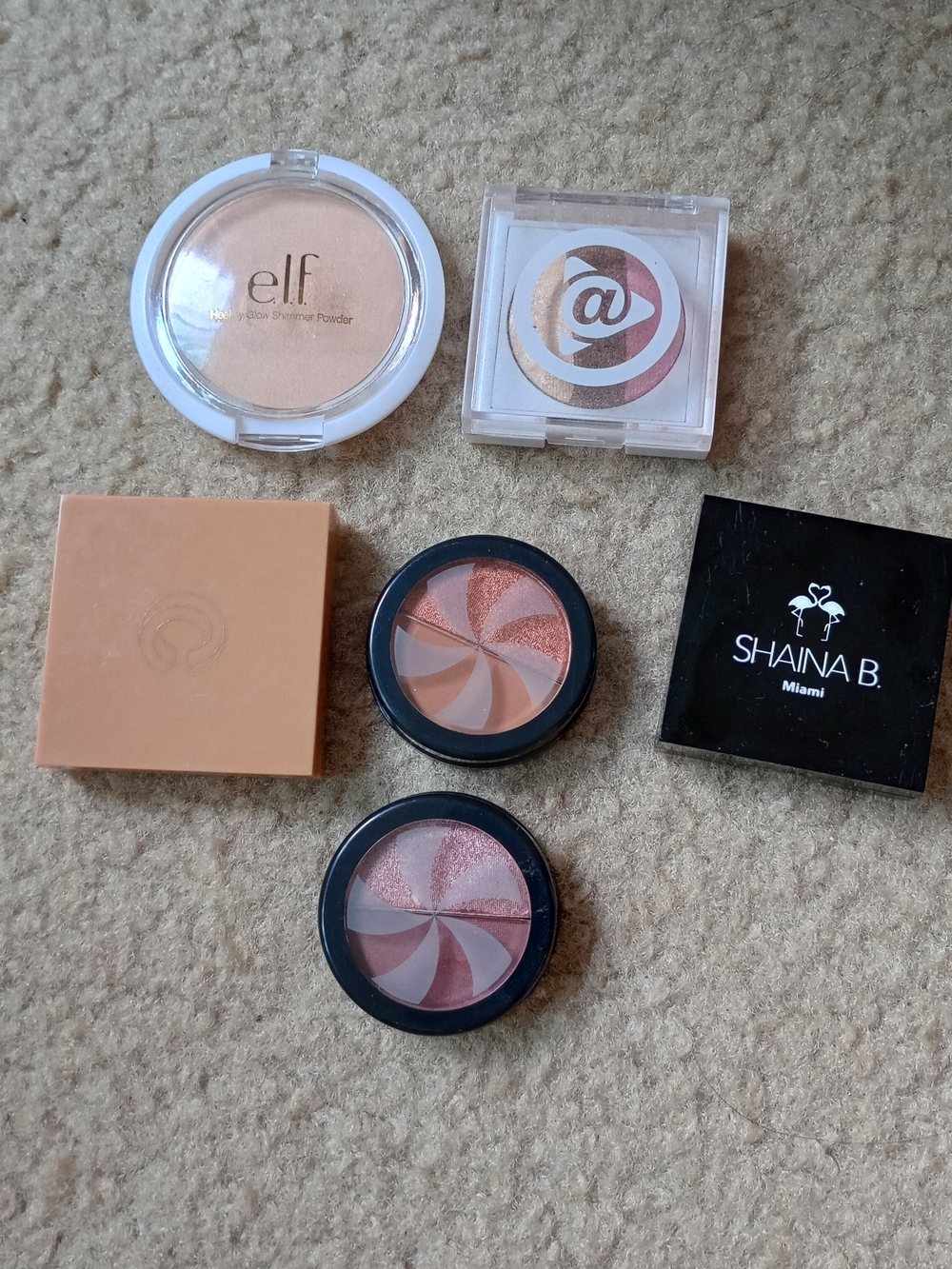 Cosmetics Eye Candy holiday collection, in  swirl-patterned eyeshadow duos.e.l.f